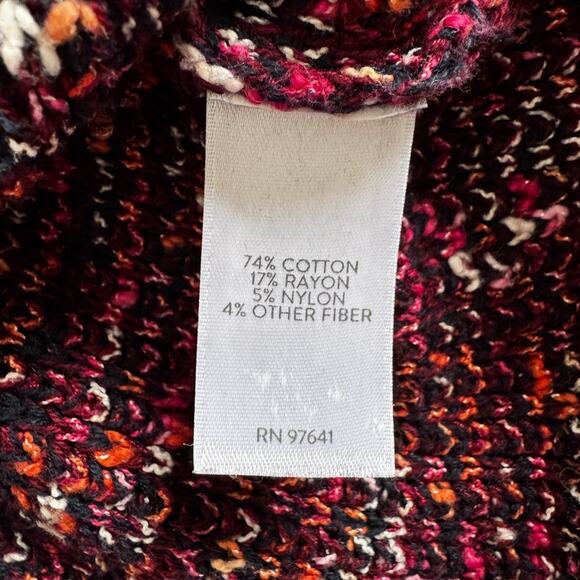 J.Jill Officecore Workwear Tweed Fringed Knit Blazer Cardigan Jacket L TALL - Picture 7 of 11